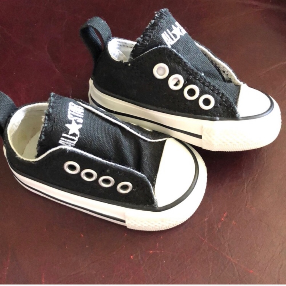 Toddler Converse. Slip on with Velcro